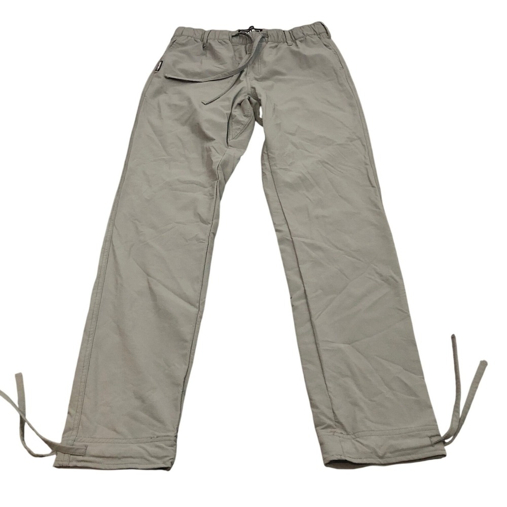 Coalatree Trailhead Adventure Pant Mens M-Slim Gray Ripstop‎ DWR Stretch Hiking